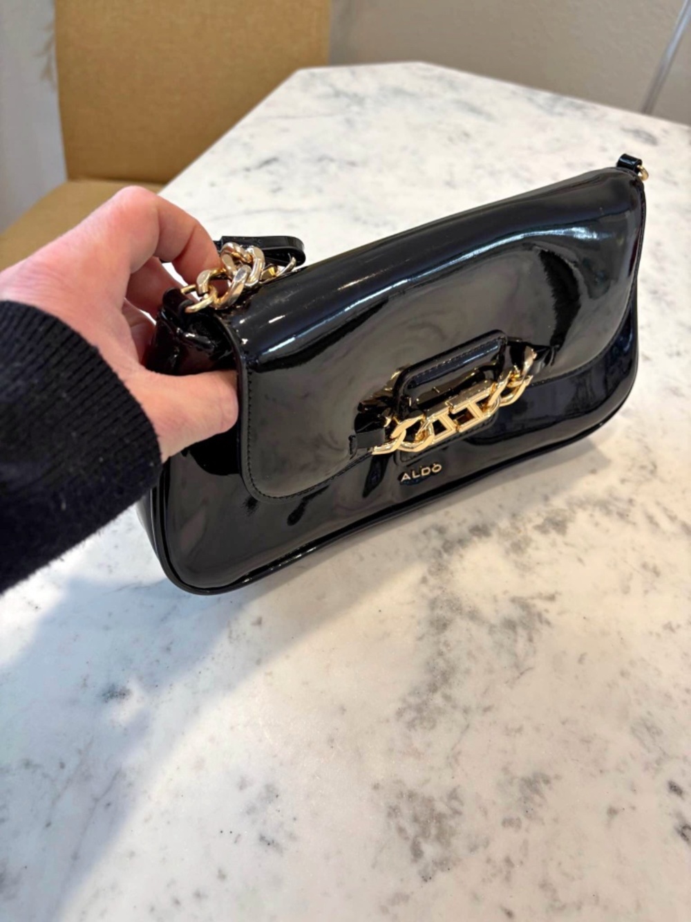 Black Aldo Purse NNT